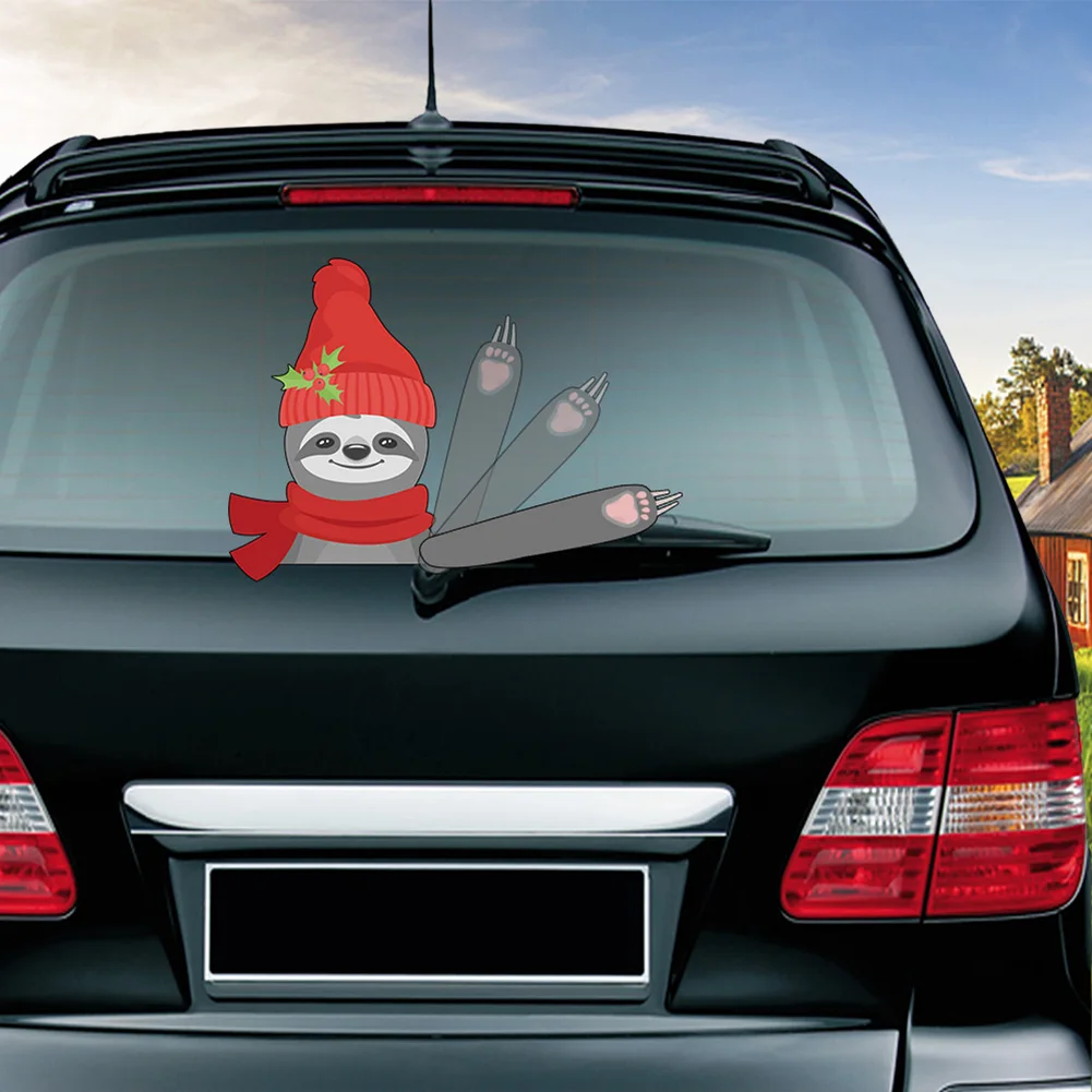 Christmas Car Individual Decoration Christmas Sloth Wiper Sticker 30cm x 20cm Removeable Car Rear Windshield Wiper Sticker
Christmas Car Individual Decoration Christmas Sloth Wiper Sticker 30cm x 20cm Removeable Car Rear Windshield Wiper Sticker