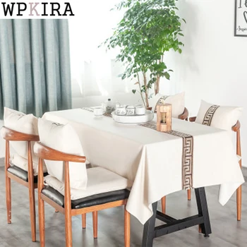 Simple Rectangular Dining Table Coffee Table Cover Modern Solid Color Cotton And Linen Tablecloth ZB-DS-L008&40
Simple Rectangular Dining Table Coffee Table Cover Modern Solid Color Cotton And Linen Tablecloth ZB-DS-L008&40