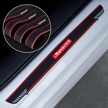 4PC Car Door Sill Protector Anti Kick Sticker Black Auto Threshold Protection Rubber Strip Film Guard Bumper Scuff Bar Universal
4PC Car Door Sill Protector Anti Kick Sticker Black Auto Threshold Protection Rubber Strip Film Guard Bumper Scuff Bar Universal