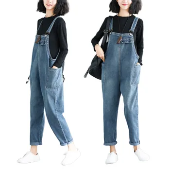 2019 Autumn Pocket Straps Jeans Overalls Tide Cargo Pants Trousers Women Woman Oodji Befree Pantalon Femme Plus Size Bottoms
2019 Autumn Pocket Straps Jeans Overalls Tide Cargo Pants Trousers Women Woman Oodji Befree Pantalon Femme Plus Size Bottoms