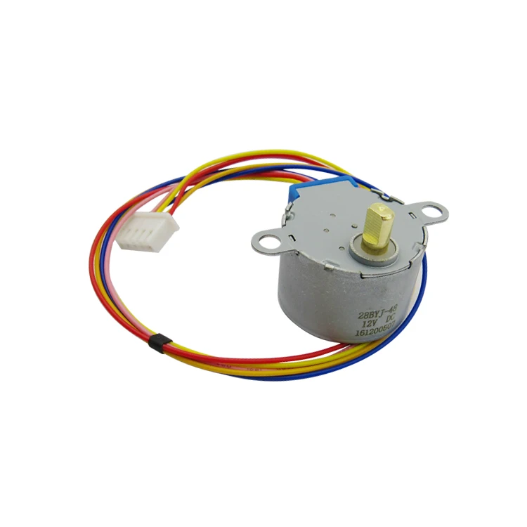 12v4 фазный 5 проводной Шаговый двигатель/двигатель для замедления 28BYJ 48 12V|wire stepper