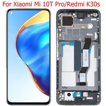 Écran tactile LCD avec châssis, 6.67 pouces, pour Xiaomi Mi 10T Pro 5G Mi10T 5G M2007J3, Original=