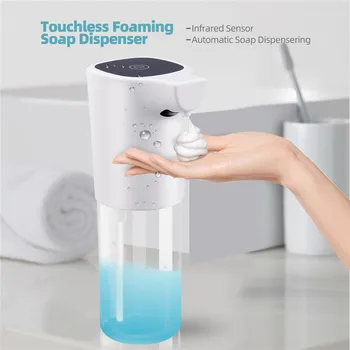 Bathroom Automatic Soap Dispenser USB Charging Infrared Induction Sensor Hand Washer Kitchen Hand Sanitizer Touchless Foam
Bathroom Automatic Soap Dispenser USB Charging Infrared Induction Sensor Hand Washer Kitchen Hand Sanitizer Touchless Foam