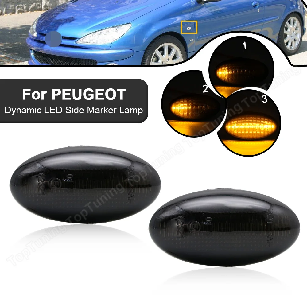 2X LED Dynamic Turn Signal Lamp Side Marker Blinker For Peugeot 107 1007 108 206 206 307 407 4007 607 Partner Expert Tepee
2X LED Dynamic Turn Signal Lamp Side Marker Blinker For Peugeot 107 1007 108 206 206 307 407 4007 607 Partner Expert Tepee