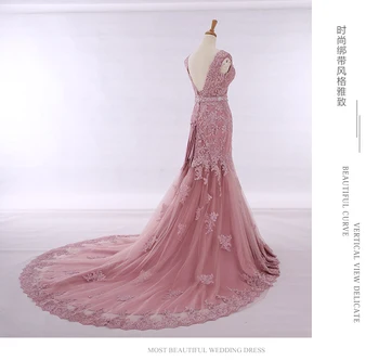 Real Picture V-Neck Pink Prom Dresses A-Line Lace Beaded Party Maxys Long Prom Gown Evening Dresses Robe De Soiree
Real Picture V-Neck Pink Prom Dresses A-Line Lace Beaded Party Maxys Long Prom Gown Evening Dresses Robe De Soiree