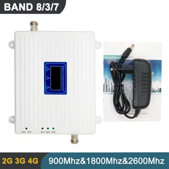 Tri Band Signal Repeater 2G 3G 4G Mobile Phone Cellular Signal Repeater BAND 8 3 7 GSM WCDMA DCS LCD Display Booster Amplifier
Tri Band Signal Repeater 2G 3G 4G Mobile Phone Cellular Signal Repeater BAND 8 3 7 GSM WCDMA DCS LCD Display Booster Amplifier