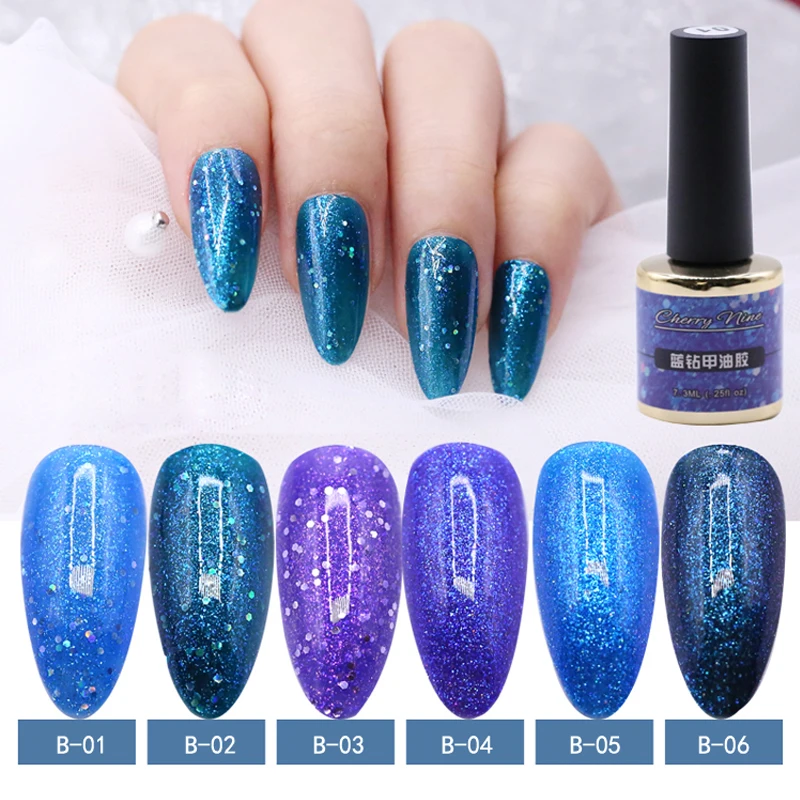 CHUNSH 2019 New 7.3ML Blue Diamond Gel Nail Polish Varnish Lacquer Soak Off LED/UV Gel Polish Nail Art Design Manicure 6Colors
CHUNSH 2019 New 7.3ML Blue Diamond Gel Nail Polish Varnish Lacquer Soak Off LED/UV Gel Polish Nail Art Design Manicure 6Colors