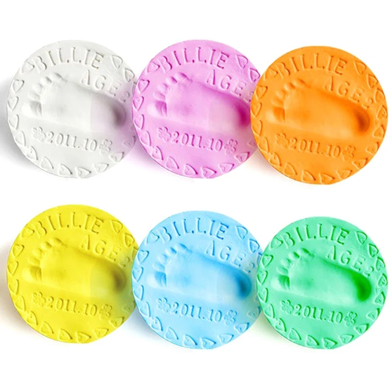 Baby Hand Footprint Makers Infant Air Drying Soft Clay 3D Fingerprint Makers Imprint Kits Parent-child Inkpad Souvenirs
Baby Hand Footprint Makers Infant Air Drying Soft Clay 3D Fingerprint Makers Imprint Kits Parent-child Inkpad Souvenirs