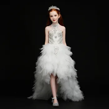 BGW HT3208 Halter Tulle Folwer Girl Dresses Sleeveless High Low Tiered Crystal Beaded Girl Gown For Wedding Birthday Party 2020
BGW HT3208 Halter Tulle Folwer Girl Dresses Sleeveless High Low Tiered Crystal Beaded Girl Gown For Wedding Birthday Party 2020
