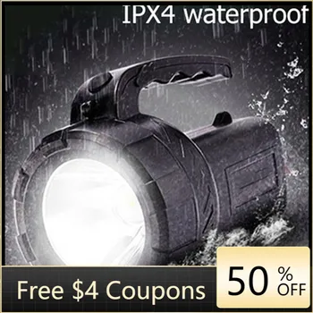 LED Flashlights Rechargeable Led Lantern Searchlight 18650 Torch Long Range Outdoor Waterproof Hunter Lamp Portable Spotlight
LED Flashlights Rechargeable Led Lantern Searchlight 18650 Torch Long Range Outdoor Waterproof Hunter Lamp Portable Spotlight