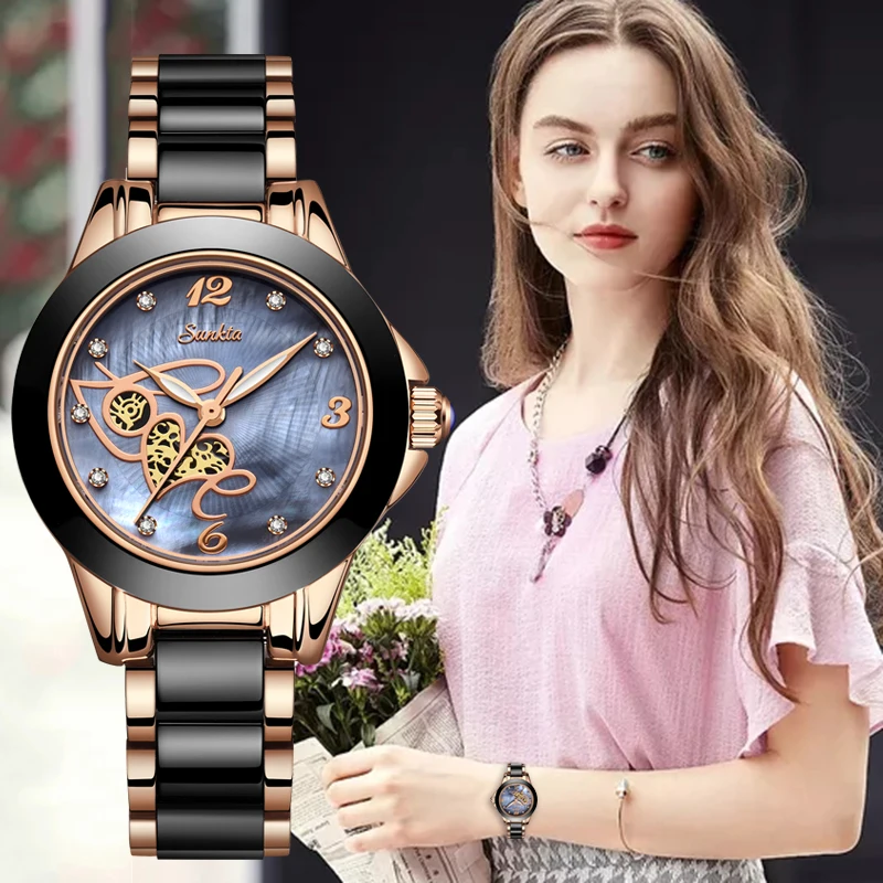 SUNKTA New Women Luxury Brand Watch Simple Quartz Lady Waterproof Wristwatch Female Fashion Casual Watches Clock reloj mujer
SUNKTA New Women Luxury Brand Watch Simple Quartz Lady Waterproof Wristwatch Female Fashion Casual Watches Clock reloj mujer