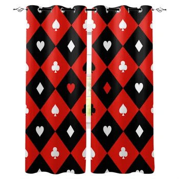 Love Geometric Squares Playing Cards Window Curtains Living Room Curtain Home Decor 
Love Geometric Squares Playing Cards Window Curtains Living Room Curtain Home Decor