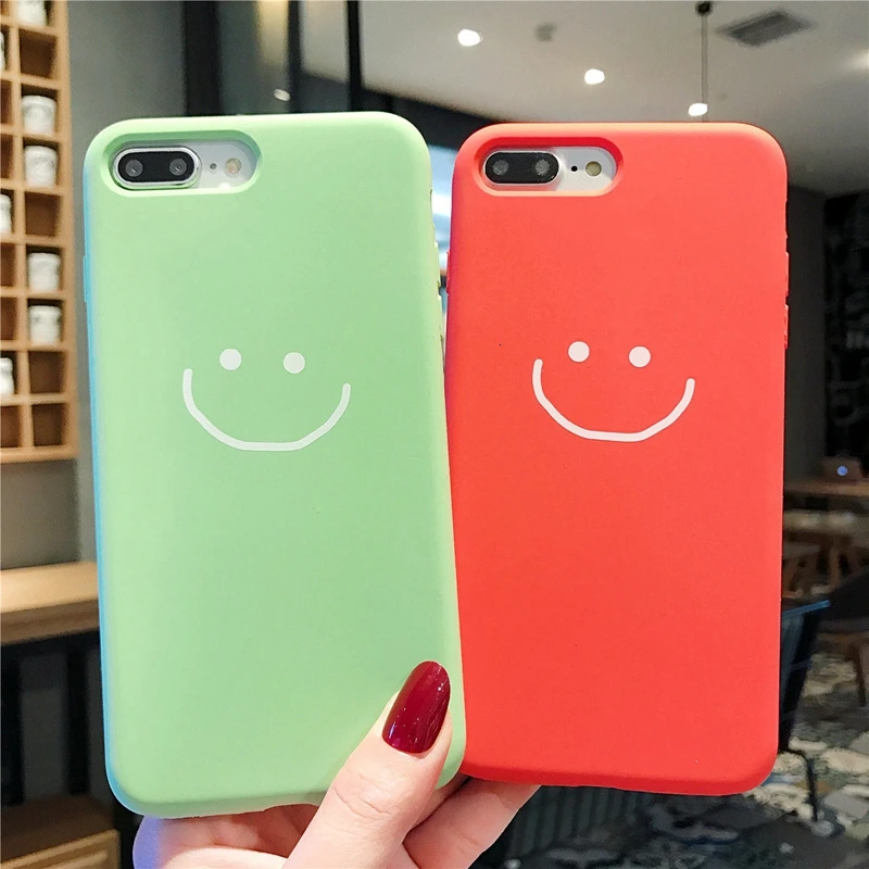 Simple Smiling Face Soft Silicone Phone Case For iPhone X XS Max XR 6 6S 7 8 Plus Cute Cartoon Smile Pattern Back Cases Cover
Simple Smiling Face Soft Silicone Phone Case For iPhone X XS Max XR 6 6S 7 8 Plus Cute Cartoon Smile Pattern Back Cases Cover
