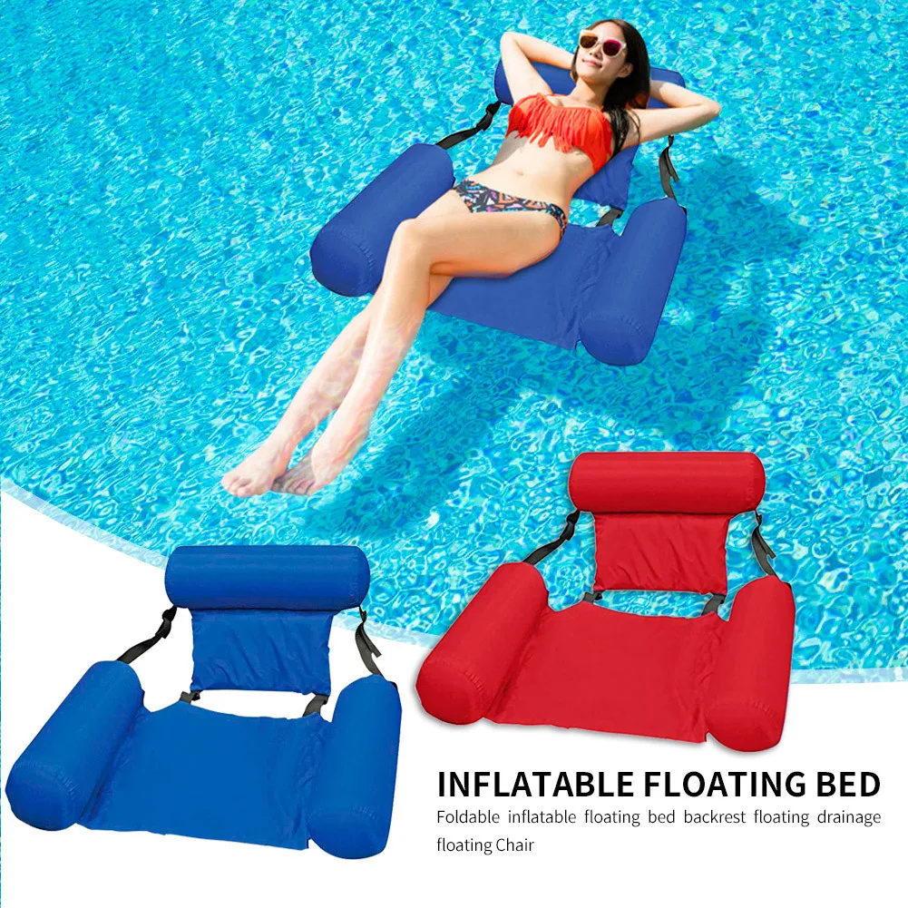 PVC Summer Inflatable Foldable Floating Row Backrest Air Mattresses Bed Beach Swimming Pool Water Sports Lounger Chair
PVC Summer Inflatable Foldable Floating Row Backrest Air Mattresses Bed Beach Swimming Pool Water Sports Lounger Chair