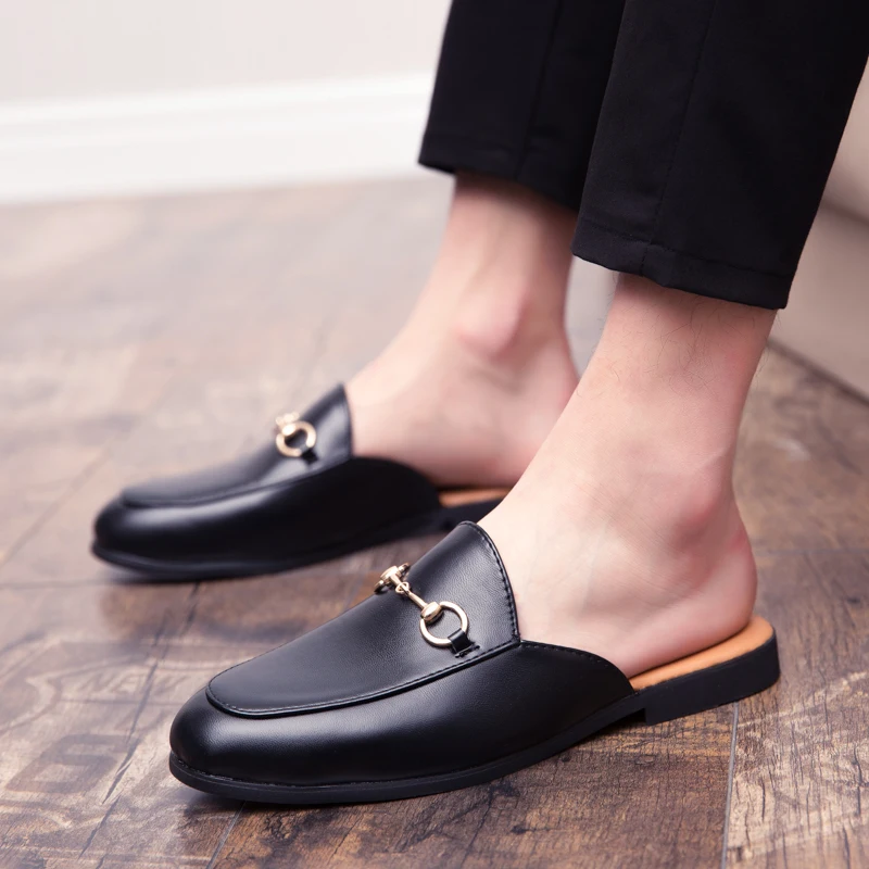 Men Sandals 2019 New summer half slippers men shoes PU Leather beach sandals causal lazy slip-on men slides flip flops Moccasins
Men Sandals 2019 New summer half slippers men shoes PU Leather beach sandals causal lazy slip-on men slides flip flops Moccasins