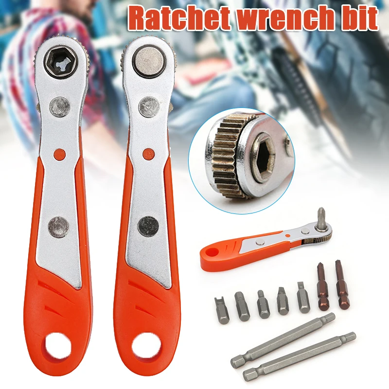Mini Bit Ratchet Wrench Bit Nozzle Handle Screwdriver Bit Socket Wrench Screwdriver Tool For Home Appliance Repair
Mini Bit Ratchet Wrench Bit Nozzle Handle Screwdriver Bit Socket Wrench Screwdriver Tool For Home Appliance Repair