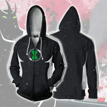 Ben 10 Ben Tennyson Hoodie Jacket Kineceleran Hoodie Cosplay Costume fashion 3D Printing zipper men women Hooded Sweatshirts
Ben 10 Ben Tennyson Hoodie Jacket Kineceleran Hoodie Cosplay Costume fashion 3D Printing zipper men women Hooded Sweatshirts