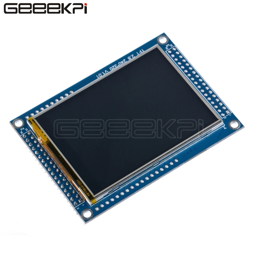GeeekPi TFT28 Display + Touch Panel + PCB 2.8 inch TFT LCD Screen Module 320*240 ILI9341 Raspberry Pi 4 B / All Models
GeeekPi TFT28 Display + Touch Panel + PCB 2.8 inch TFT LCD Screen Module 320*240 ILI9341 Raspberry Pi 4 B / All Models
