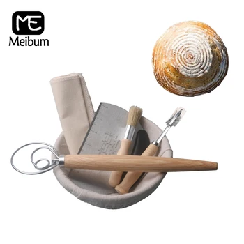 Meibum Banneton Bread Basket Fermentation Rattan Baskets Proofing Brotform Round Dough Rising Form Linen Scraper Baking Tools
Meibum Banneton Bread Basket Fermentation Rattan Baskets Proofing Brotform Round Dough Rising Form Linen Scraper Baking Tools