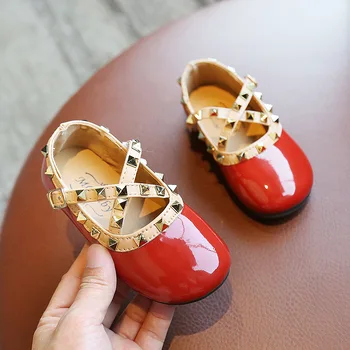 Newest Autumn Girls Leather Shoes Children Girls Baby Princess Sneakers Rivets Single Shoes Kids Dance Performance Shoes D489
Newest Autumn Girls Leather Shoes Children Girls Baby Princess Sneakers Rivets Single Shoes Kids Dance Performance Shoes D489