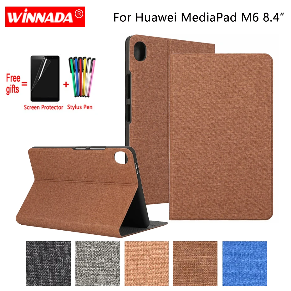 For Huawei MediaPad M6 8.4 case linen grain PU leather Stand Protective Case TPU Cover for Huawei tablet M6 8.4 inch Coque
For Huawei MediaPad M6 8.4 case linen grain PU leather Stand Protective Case TPU Cover for Huawei tablet M6 8.4 inch Coque
