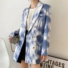Casual Simple Gradient Color Blazer 2021 Women New Fashion Mid-Length Double Breasted Commute Office Blazer Autumn Winter Suit
Casual Simple Gradient Color Blazer 2021 Women New Fashion Mid-Length Double Breasted Commute Office Blazer Autumn Winter Suit