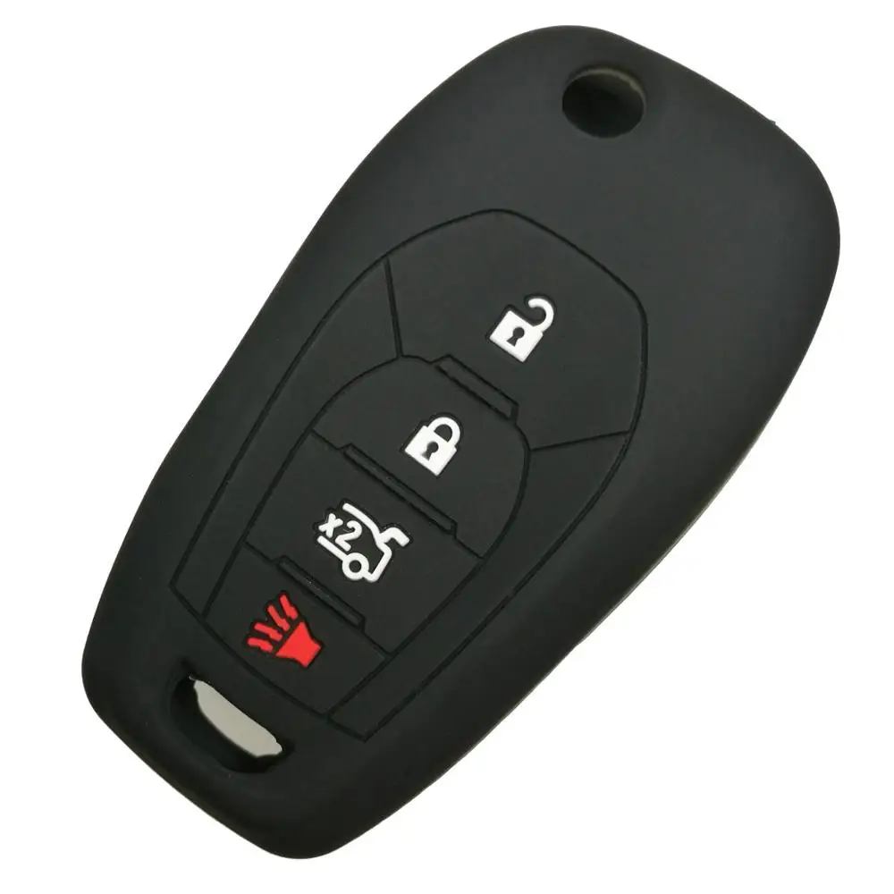 Rubber 3/4buttons Flip Key Remote Case Fob Cover Protector Holder Wallet for 2016 2017 Chevrolet Cruze
Rubber 3/4buttons Flip Key Remote Case Fob Cover Protector Holder Wallet for 2016 2017 Chevrolet Cruze