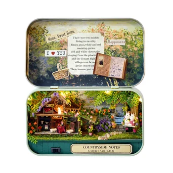 Box Theatre Doll house Furniture Miniature Toy DIY miniature Doll house Furnitures LED Light Toys for Children Birthday Gift
Box Theatre Doll house Furniture Miniature Toy DIY miniature Doll house Furnitures LED Light Toys for Children Birthday Gift