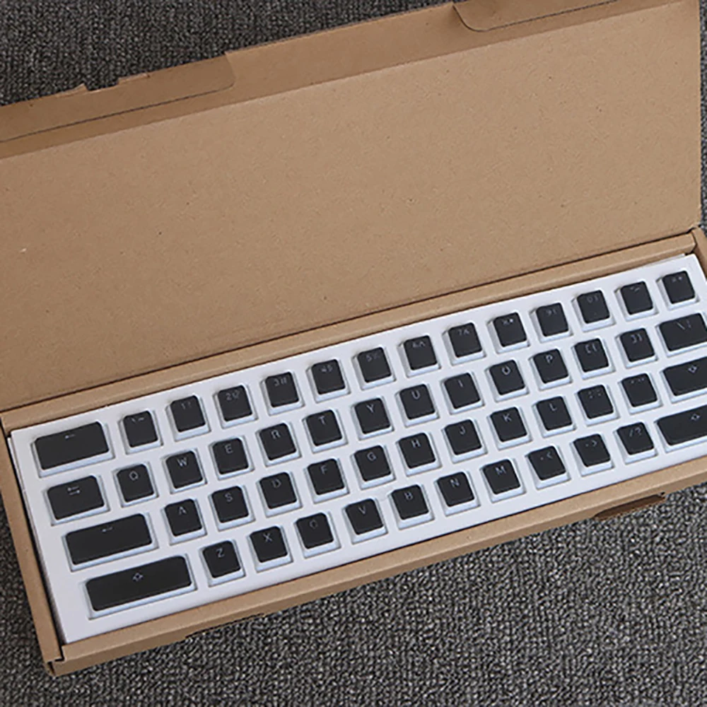 Matte Key Caps Mechanical Keyboard 104 Keys PBT Backlit Translucent Double-Layer MilkKeycaps For RGB
Matte Key Caps Mechanical Keyboard 104 Keys PBT Backlit Translucent Double-Layer MilkKeycaps For RGB