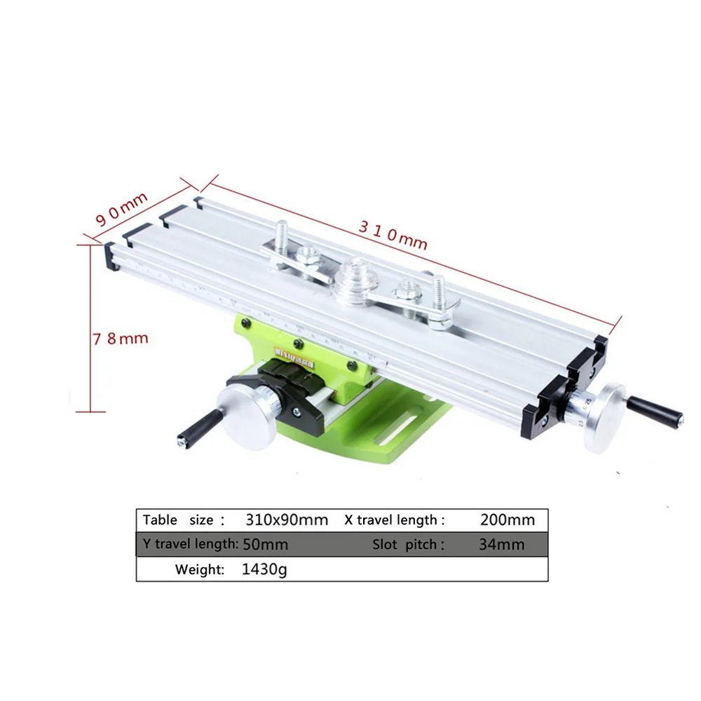 Compound Table Working Cross Slide Table Worktable For Milling Drilling Bench Multifunction Adjustable X-Y Ship From USA
Compound Table Working Cross Slide Table Worktable For Milling Drilling Bench Multifunction Adjustable X-Y Ship From USA