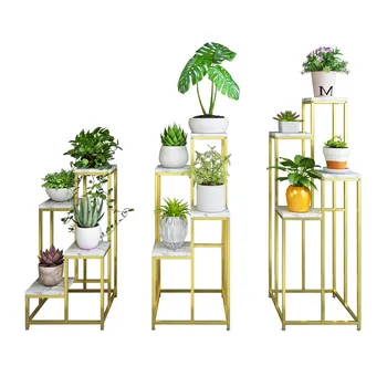 New Indoor Flower Stand Living Room Multi-storey Floor-standing Golden Flower Shelf Simple High And Low Decorative Shelf Flower
New Indoor Flower Stand Living Room Multi-storey Floor-standing Golden Flower Shelf Simple High And Low Decorative Shelf Flower