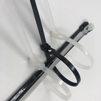 100pcs 5x150 5*150 width 4.8mm White BLack color may loose nylon cable ties slipknot tie Releasing number reusable packaging
100pcs 5x150 5*150 width 4.8mm White BLack color may loose nylon cable ties slipknot tie Releasing number reusable packaging