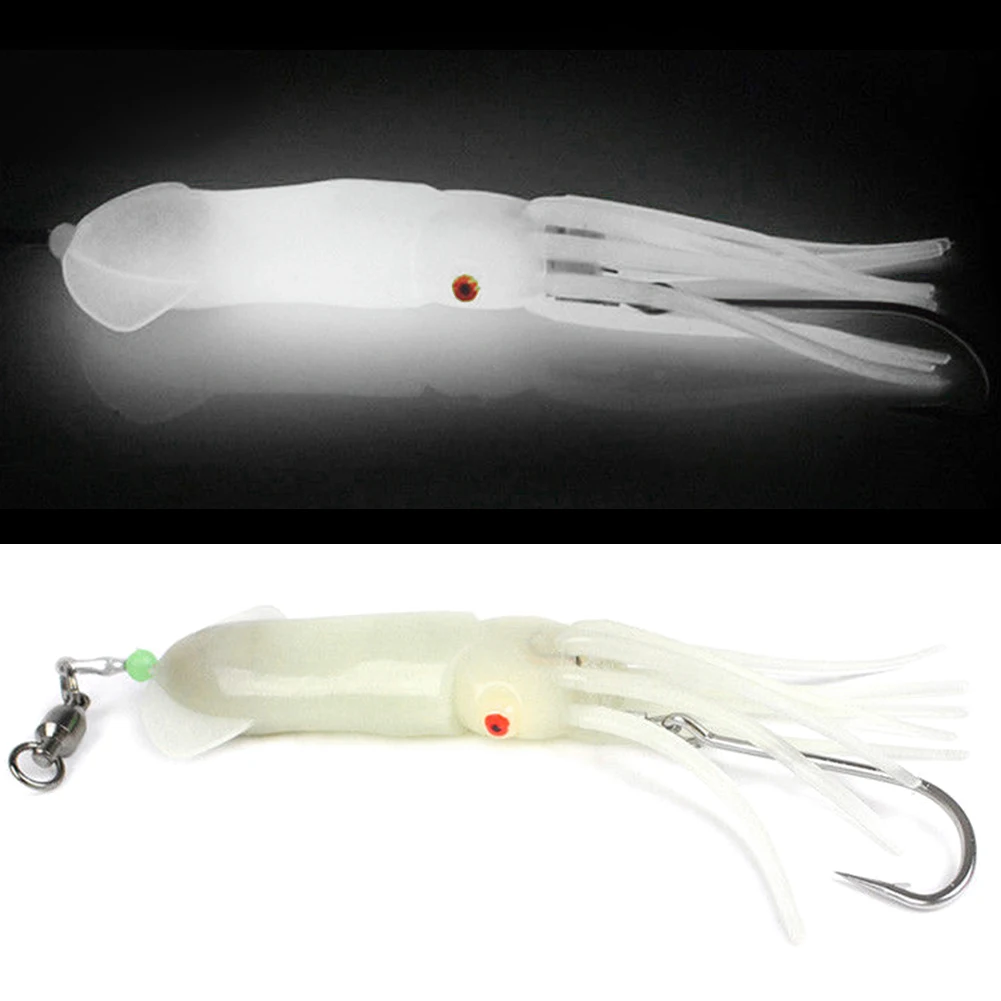 12cm LED Light Soft Artificial Vivid Silicone Outdoor Squid Shape Deep Sea For Saltwater Trolling Fishing Lure Accessories
12cm LED Light Soft Artificial Vivid Silicone Outdoor Squid Shape Deep Sea For Saltwater Trolling Fishing Lure Accessories