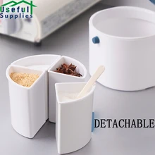 4 Grid Condiment Boxes Portable Seasoning Bottle Set Organizer Multi-function Salt Spices Seasoner Storage Box Kitchen Supplies
4 Grid Condiment Boxes Portable Seasoning Bottle Set Organizer Multi-function Salt Spices Seasoner Storage Box Kitchen Supplies