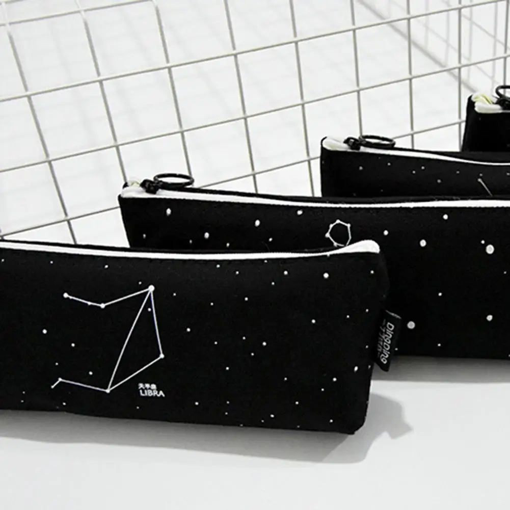 Pencil Case Black Color Libra Pisces Scorpio Constellations Pencil Bag Storage Pouch Student Stationery estojo escolar
Pencil Case Black Color Libra Pisces Scorpio Constellations Pencil Bag Storage Pouch Student Stationery estojo escolar
