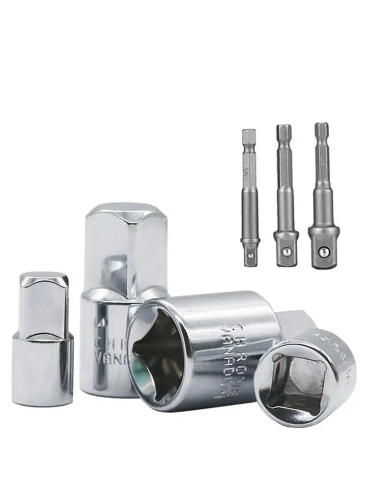 7PCS/Set Sockets Adapter Set Chrome Vanadium Steel Hex Shank Hexagon Shank Nut For Drill Wrench
7PCS/Set Sockets Adapter Set Chrome Vanadium Steel Hex Shank Hexagon Shank Nut For Drill Wrench