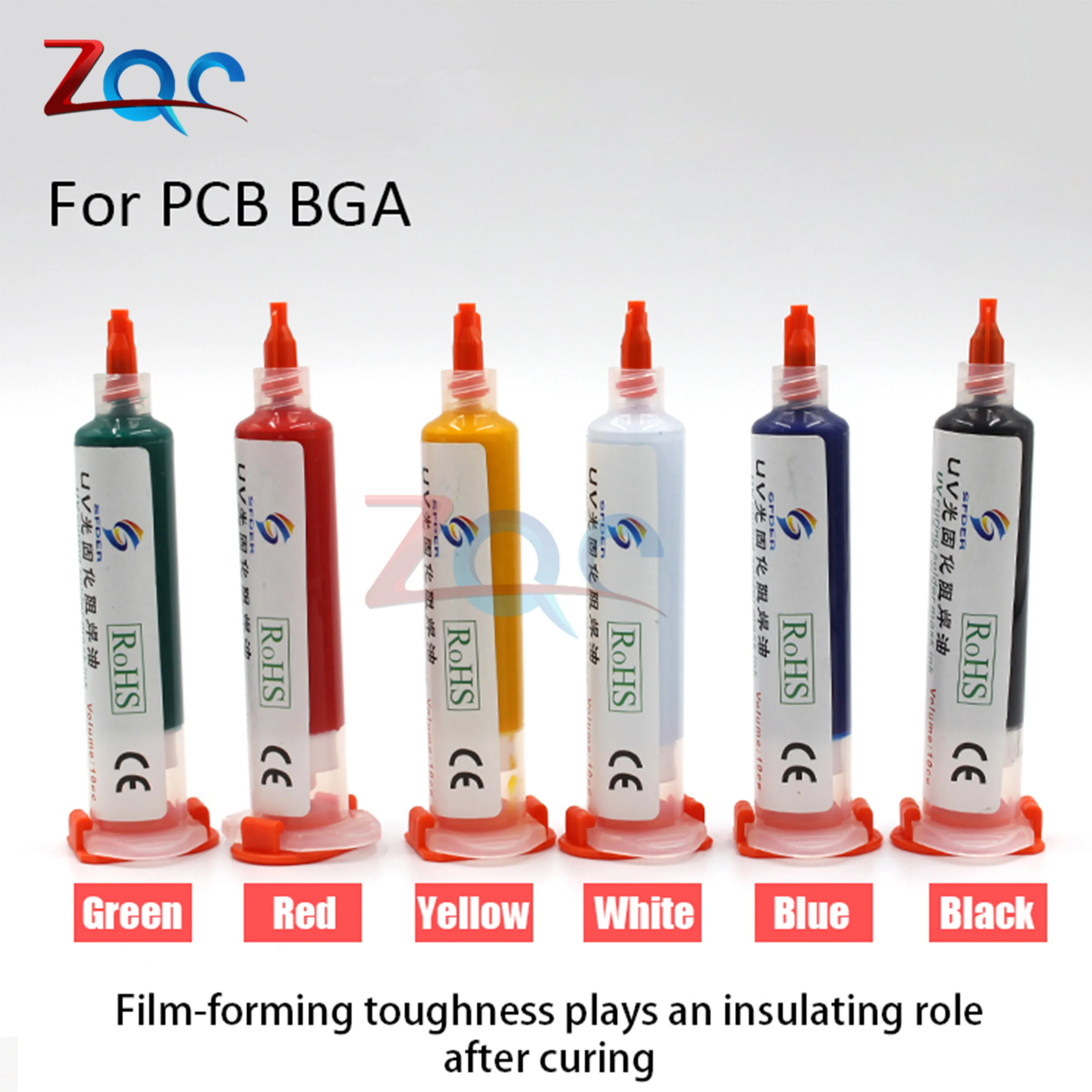 UV Curable Solder Mask 10CC For PCB BGA Circuit Board Protect Solder Resistance Insulation Paste Flux Cream Welding Fluxes Oil
UV Curable Solder Mask 10CC For PCB BGA Circuit Board Protect Solder Resistance Insulation Paste Flux Cream Welding Fluxes Oil