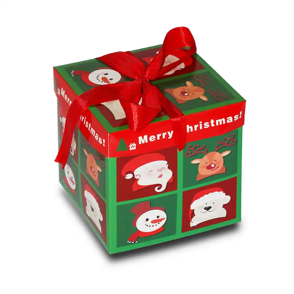 navidad merry christmas candy box bag christmas tree gift box