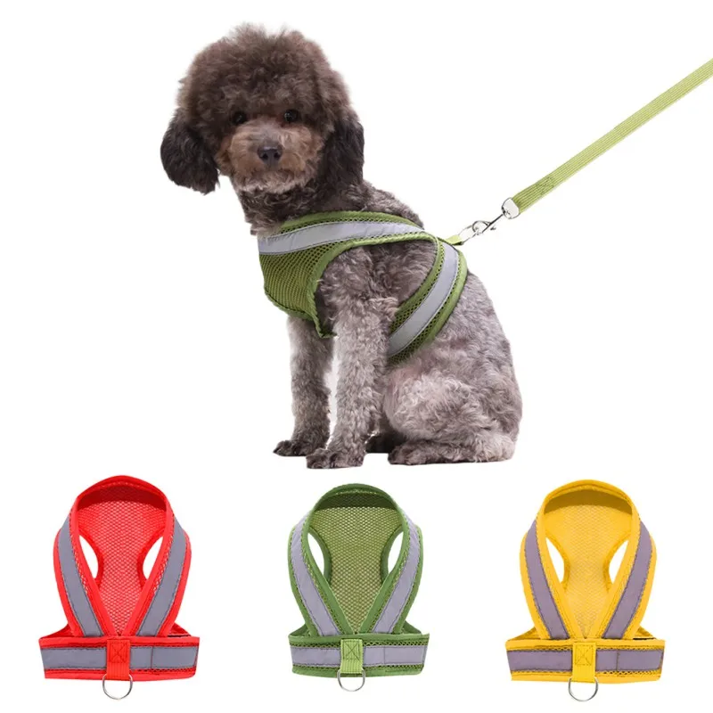 Pet Adjustable Harness Vest V-mesh Reflective Anti-strike Chest Strap Traction Walking Lead Leash For Puppy Dogs
Pet Adjustable Harness Vest V-mesh Reflective Anti-strike Chest Strap Traction Walking Lead Leash For Puppy Dogs