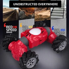 Carro de controle remoto dublê fora-estrada veículo gesto indução torção luz música deriva dança lado condução rc brinquedo presente para crianças(China)