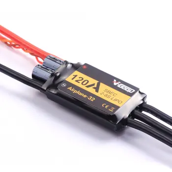 VGOOD Airplanes-32 120A Brushless ESC with SBEC 2-8S LiPo for Fixed Wing RC Airplain 
VGOOD Airplanes-32 120A Brushless ESC with SBEC 2-8S LiPo for Fixed Wing RC Airplain