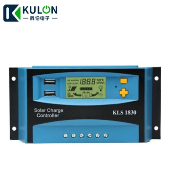 Kulon Double USB output LCD display PWM Solar Charge Controller Led Street Lamp Intelligence Lighting System 30A 12V/24V
Kulon Double USB output LCD display PWM Solar Charge Controller Led Street Lamp Intelligence Lighting System 30A 12V/24V