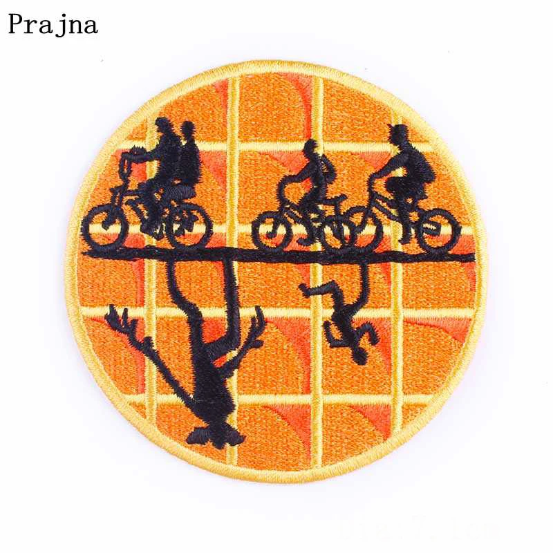 Prajna Stranger Things Round Patch Iron On Patches On Clothes Embroidered Patches For Clothing Applique Punk Stripes On Jacket
Prajna Stranger Things Round Patch Iron On Patches On Clothes Embroidered Patches For Clothing Applique Punk Stripes On Jacket
