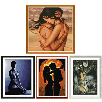 Body Art Series Handmade Cross Stitch Kits 11CT14CT Printed Patterns Crafts DMC on Fabric Sewing Needlework Embroidery Set Decor
Body Art Series Handmade Cross Stitch Kits 11CT14CT Printed Patterns Crafts DMC on Fabric Sewing Needlework Embroidery Set Decor