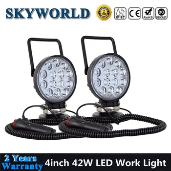 SKYWORLD 4" Round Portable LED Work Light Offroad Spot Flood Beam Light with Magnetic Base Holder For 4WD Truck Boat Driving 12V
SKYWORLD 4" Round Portable LED Work Light Offroad Spot Flood Beam Light with Magnetic Base Holder For 4WD Truck Boat Driving 12V