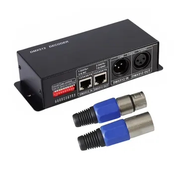 DMX512 Decoder RGB LED Controller DC 12V 24V 24A Project Stage Master Console DMX to PWM Converter Controller for RGB LED Strips
DMX512 Decoder RGB LED Controller DC 12V 24V 24A Project Stage Master Console DMX to PWM Converter Controller for RGB LED Strips
