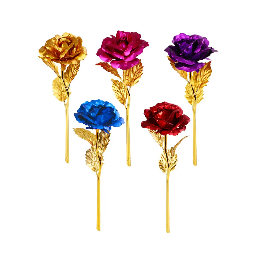 Gold Foil Plated Rose Golden 24K Violet Home Living Room Gold Plated Flower Festive Romantic Party Rose Flowers Without Box
Gold Foil Plated Rose Golden 24K Violet Home Living Room Gold Plated Flower Festive Romantic Party Rose Flowers Without Box