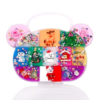 Slime Cloud Mud Kit DIY Christmas Slime Kit Supplies With Bear Box For Girls Children Soothing Pressure Decompression Toy
Slime Cloud Mud Kit DIY Christmas Slime Kit Supplies With Bear Box For Girls Children Soothing Pressure Decompression Toy