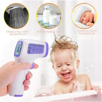 Contactless Practical Generic Forehead Thermometer Body Thermometer Infrared Thermometer Baby/Adult Baby Home Household Health 
Contactless Practical Generic Forehead Thermometer Body Thermometer Infrared Thermometer Baby/Adult Baby Home Household Health