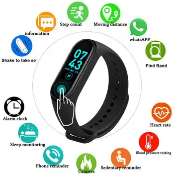 M4 Smart Watch Wristband Wireless Bluetooth Waterproof Heart Rate Monitor Fitness Tracker Sport Bracelet Band For Android IOS
M4 Smart Watch Wristband Wireless Bluetooth Waterproof Heart Rate Monitor Fitness Tracker Sport Bracelet Band For Android IOS